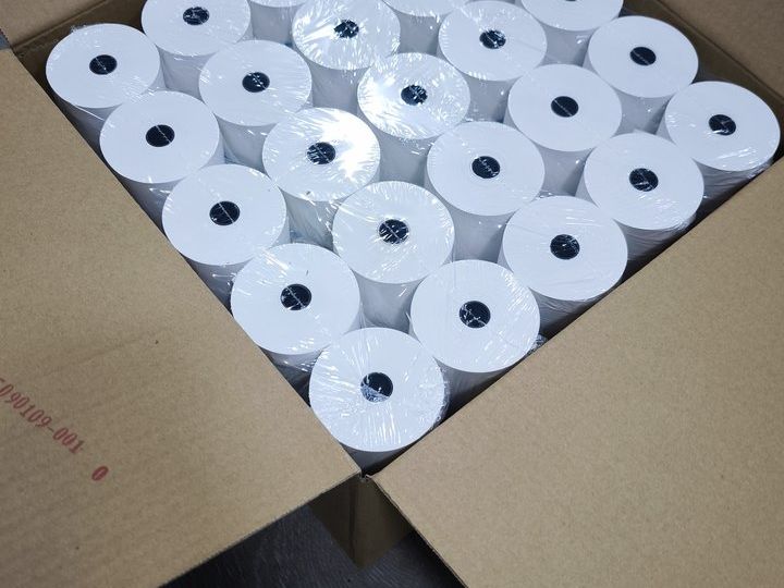 Caja de rollos de papel térmico 80 mm