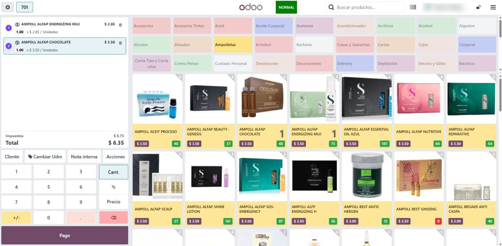 Punto de venta en Odoo